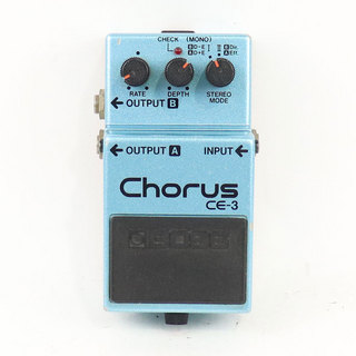 BOSS 【中古】 コーラス エフェクター BOSS CE-3 Chorus Made in JAPAN ギターエフェクター