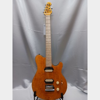 Sterling by MUSIC MAN FLAME MAPLE TOP AX3FM Trans Gold 