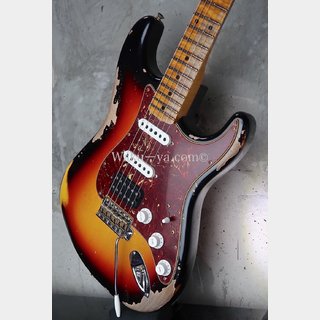 Fender Custom Shop '62 Stratocaster S-S-H / 3 Tone Sunburst / Heavy Relic