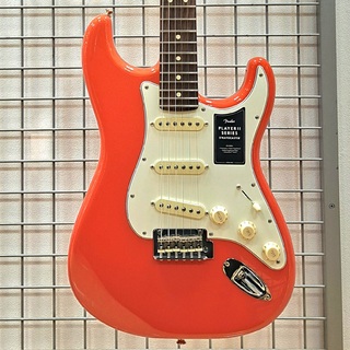 Fender Player II Stratocaster Slab Rosewood Fingerboard / Coral Red