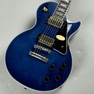 Epiphone Les Paul Custom Quilt Viper Blue エレキギター【島村楽器限定】【現物写真】