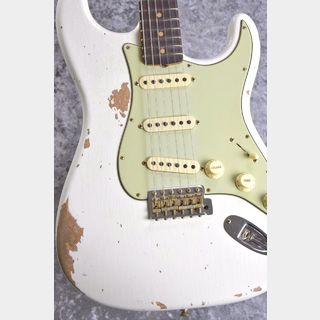 Fender Custom Shop Limited Edition 1964 L-Series Stratocaster Heavy Relic / Aged Olympic White [3.48kg]