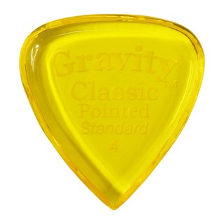 Gravity Guitar PicksClassic Pointed -Standard- GCPS4P 4.0mm Yellow ギターピック