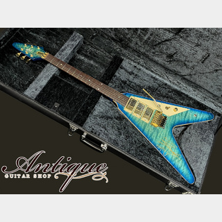 ESP One-Off Show Model Takamizawa Flying TV Premium Blue Sunburst /P-Quilt w/Signed "Not For Sale Model"