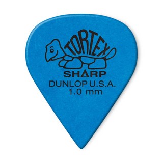 Jim Dunlop 412R Tortex Shape Picks×10枚セット (1.00mm/ブルー)