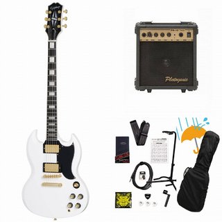 Epiphone Inspired by Gibson SG Custom Alpine White エピフォン PG-10アンプ付属エレキギター初心者セットR【WEBSH