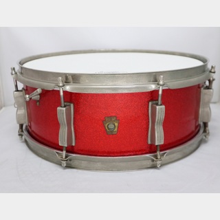 LudwigVintage Ludwig 60s JazzFestival Red Sparkle 14x5