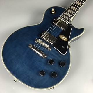 Epiphone Les Paul Custom Quilt Viper Blue (バイパーブルー) エレキギター レスポールカスタム 島村楽器限定【現物