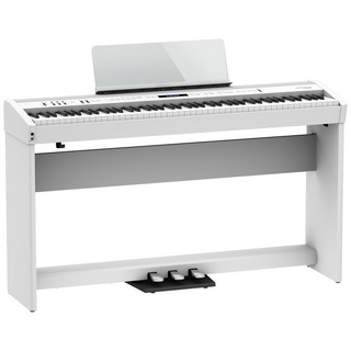Rolandローランド FP-60X-WH Digital Piano ホワイト デジタルピアノ 純正スタンド ペダルユニット付き