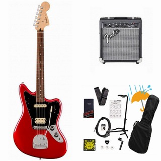 FenderPlayer Jaguar Pau Ferro FB Candy Apple Red Fender 10Wアンプ付属エレキギター初心者セットR【WEBSHOP】