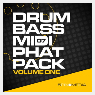 5PIN MEDIA DRUM & BASS PLUS MIDI PHAT PACK