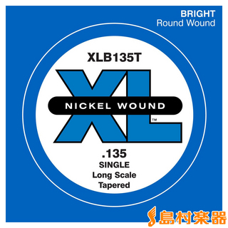D'AddarioXLB135T ベース弦 XL Nickel Wound Tapered Long Scale 135 【バラ弦1本】