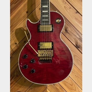 Epiphone Alex Lifeson Les Paul Custom Axcess Quilt Ruby LH Left Handed 