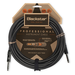 Blackstar Professional Instrument Cable 3m ストレート/ストレート シールド