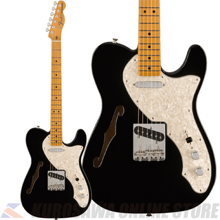 Fender Vintera II 60s Telecaster Thinline, Maple, Black 【高性能ケーブルプレゼント】(ご予約受付中)
