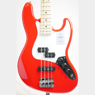 Fender 2024 Collection MIJ Hybrid II Jazz Bass PJ (Modern Red)