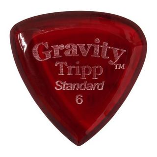 Gravity Guitar Picks GTRS6P GTRS6P Tripp - Standard -［6.0mm, Red］
