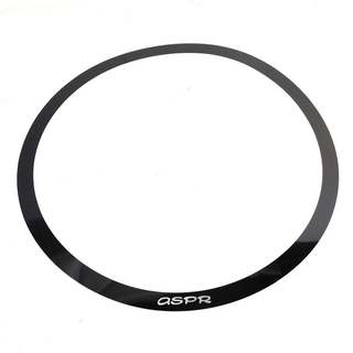 ASPREffect Ring ERBK14 Black/Silverlogo 36mm アサプラ リングミュート ブラック【池袋店】