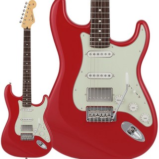 Fender2024 Collection Hybrid II Stratocaster HSS (Modena Red/Rosewood)