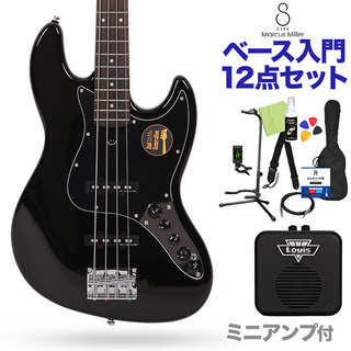 SireMarcus Miller V3 4st 2nd BK 初心者12点セット 【ミニアンプ付】