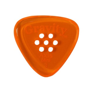 Gravity Guitar PicksAxis -Mini Multi-Hole- GAXM3PM 3.0mm Orange ピック
