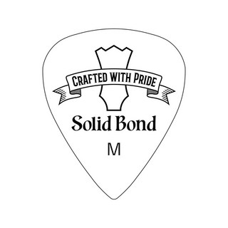 Solid BondTeardrop Pick [PD2-WHM] ×10枚セット