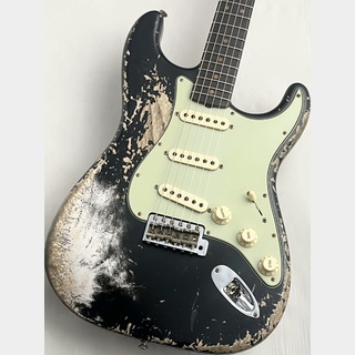 Fender Custom Shop 【当店カラーオーダー品】2024 TMS 1963 Stratocaster Super Heavy Relic -Black-  #CZ577687 ≒3.34kg