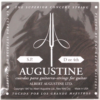 AUGUSTINE BLACK 4st クラシックギター弦 バラ弦×6本
