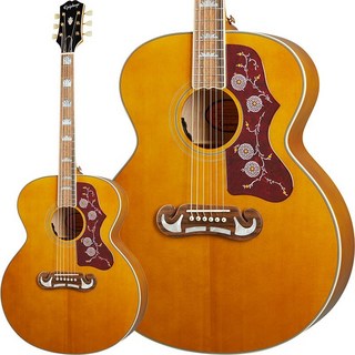 Epiphone Masterbilt Inspired by Gibson J-200 (Aged Antique Natural Gloss) 【数量限定エピフォン・アクセサリ...