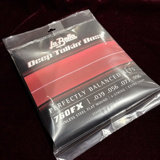 La Bella 760FX Deep Talkin' Bass Flats Extra Light 39-96