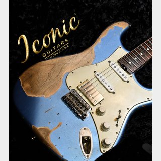 Iconic Guitars Solana VM Heavy Aged Lake Placid Blue #0595【5Aフレイムネック】【軽量3.26kg】