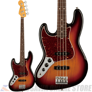 FenderAmerican Professional II Jazz Bass Left-Hand, Rosewood, 3-Color Sunburst (ご予約受付中)