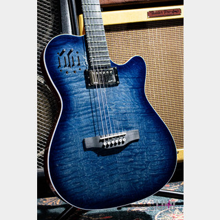 Godin A6 Ultra Denim Blue Flame