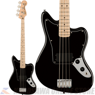 Squier by Fender Affinity Series Jaguar Bass H, Maple, Black【ケーブルプレゼント】(ご予約受付中)