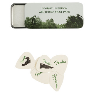 Fenderフェンダー George Harrison All Things Must Pass Pick Tin Set of 6 ギターピック 6枚入り