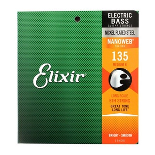 Elixir エリクサー 15435 Custom String Shop NANOWEB Heavy .135 エレキベース用 バラ弦