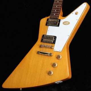 Epiphone Inspired by Gibson Custom 1958 Korina Explorer (White Pickguard) Aged Natural [3.07kg]【池袋店】