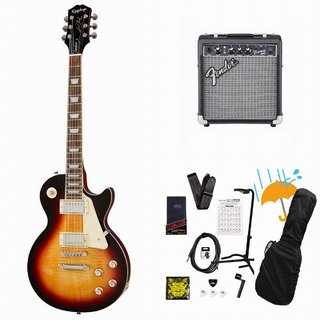 Epiphone Inspired by Gibson Les Paul Standard 60s Bourbon Burst レスポール エレキギター Fender 10Wアンプ付属