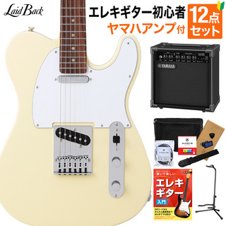 Laid BackLTL-5-R-SS WIV エレキギター初心者12点セット【ヤマハアンプ付き】