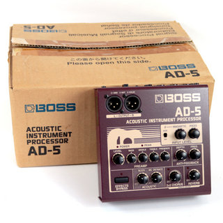 BOSS 【中古】 アコースティックギター用プリアンプ DI BOSS AD-5 コーラス リバーブ搭載 ギターエフェクター