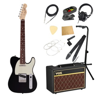 Fender MIJ Junior Collection Telecaster RW BLK エレキギター VOXアンプ付き 入門11点 初心者セット