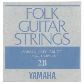 YAMAHA FS522 アコースティックギター用 バラ弦 2弦×6本セット