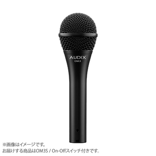 Audix【B級特価セール】OM3S ヴォーカル・楽器向けダイナミックマイクロフォン On-Offスイッチ付き！　長期在庫