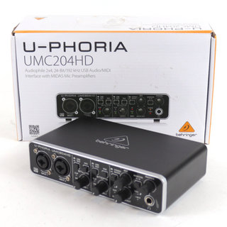 BEHRINGER 【中古】 BEHRINGER UMC204HD U-PHORIA オーディオインターフェース