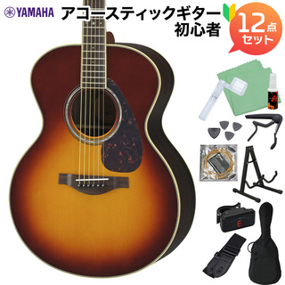 YAMAHA LJ6BS ARE アコースティックギター初心者12点セット エレアコ 【WEBSHOP限定】