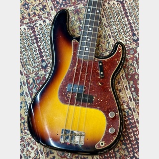 Fender Custom Shop 1966 Precision Bass Journeyman Relic - 3Tone Sunburst -【4.05kg】