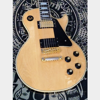 Gibson 【Vintage】1970~73's Les Paul Custom Refinish Natural Top / Ebony 【4.54kg】【ギブソンフロア取扱品】