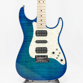 TOM ANDERSON Drop Top Classic Deep Bora to Transparent Blue Burst with Binding Matching Back