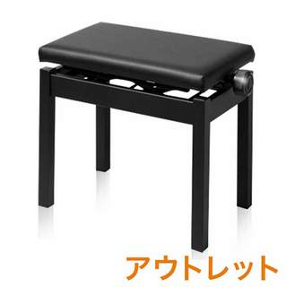 EMULAPB-BK（黒） ピアノ/電子ピアノ用高低自在椅子/ブラック 【キズありアウトレット】