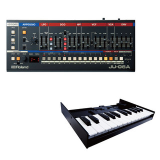 Roland ローランド JU-06A Sound Module Boutique シンセサイザー K-25M キーボードユニットセット